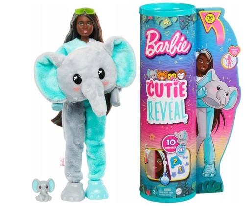 Barbie cutie reveal elefant - barbie,